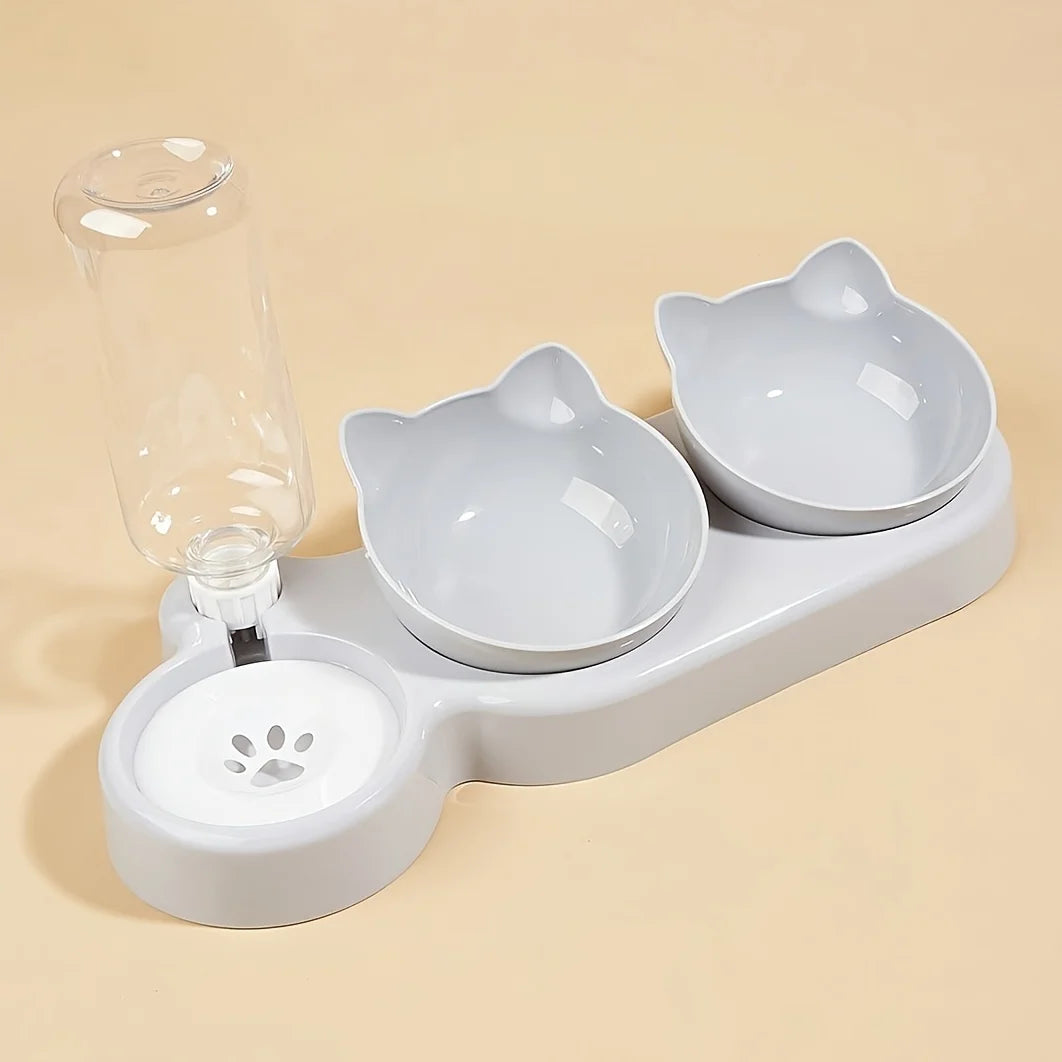 Pet Water Feeder Bowls With Gravity Dispenser For Pets
