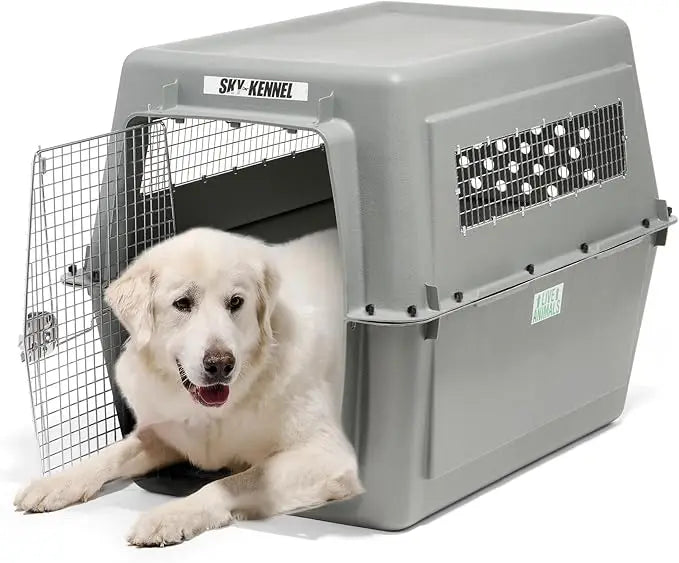 HUANHUI Sky Kennel IATA Compliant Dog Crate With Ventilated Front Door For Airline Travel