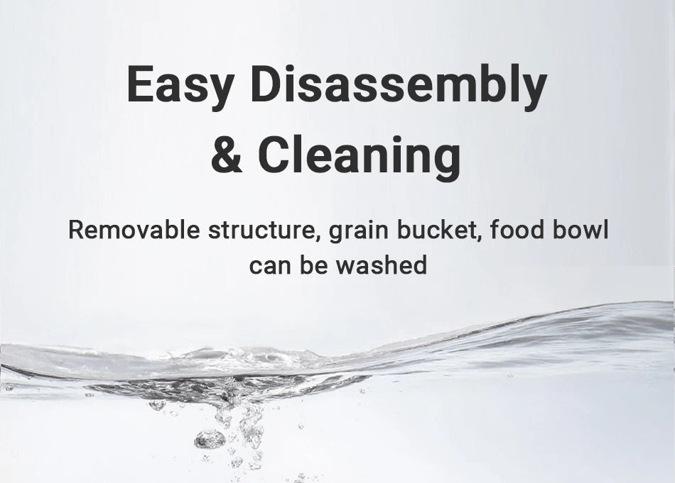 ROJECO Automatic Cat Feeder With WiFi App Remote Control