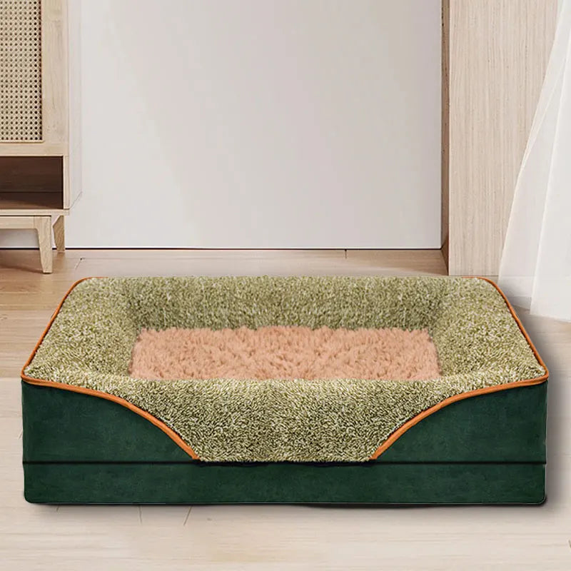 CN Jiangsu Removable Washable Pet Bed With Raised Edges