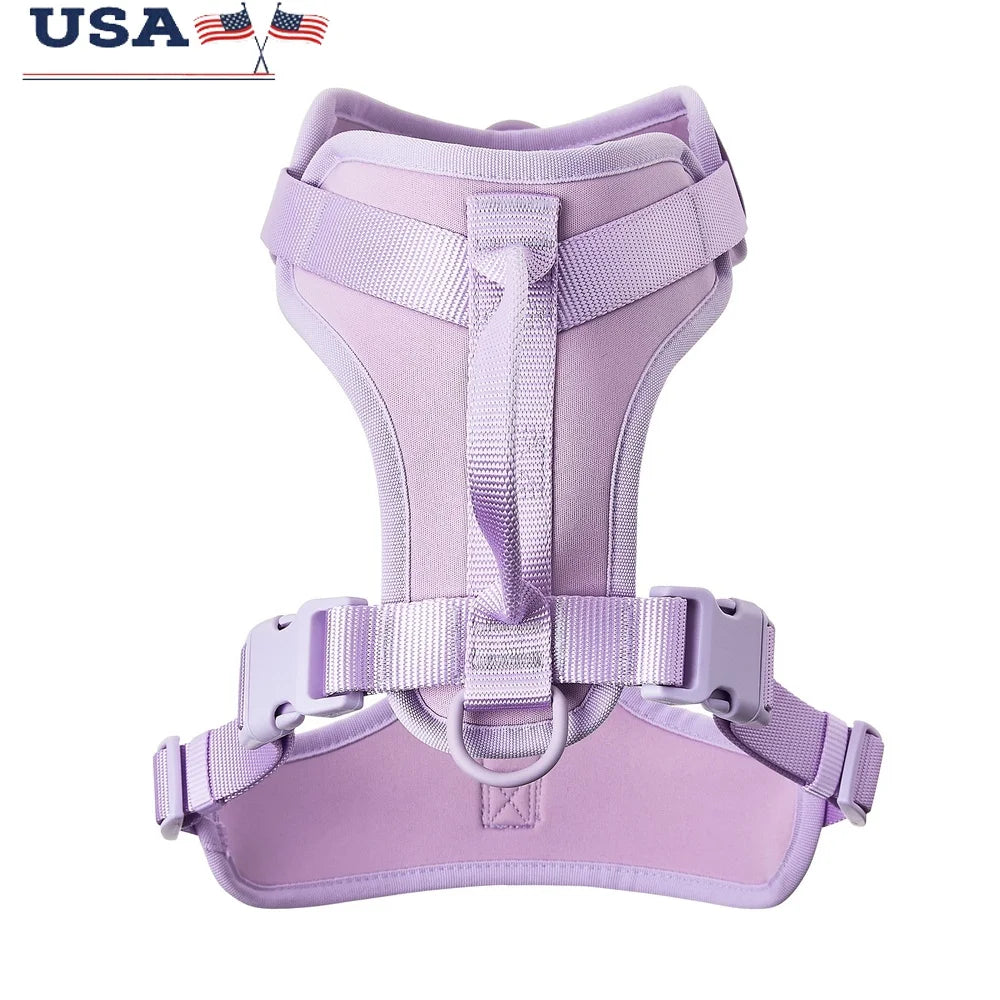 XMSJ Comfort Control Neoprene Dog Harness Adjustable For Outdoor Walks