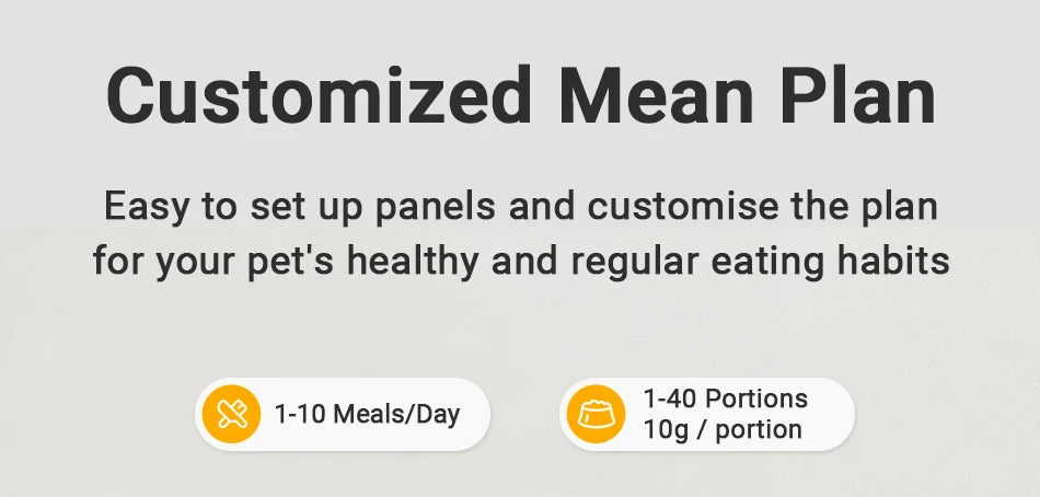 ROJECO Automatic Cat Feeder With WiFi App Remote Control