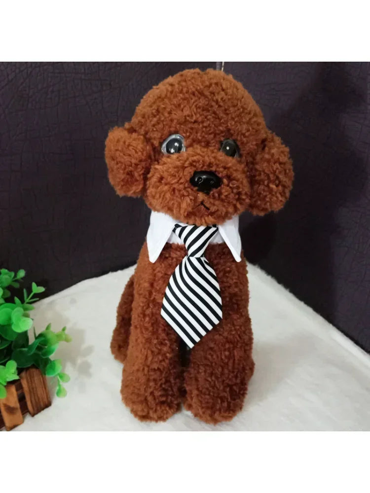 Decoration Grooming Striped Bow Tie Collar For Dogs And Cats