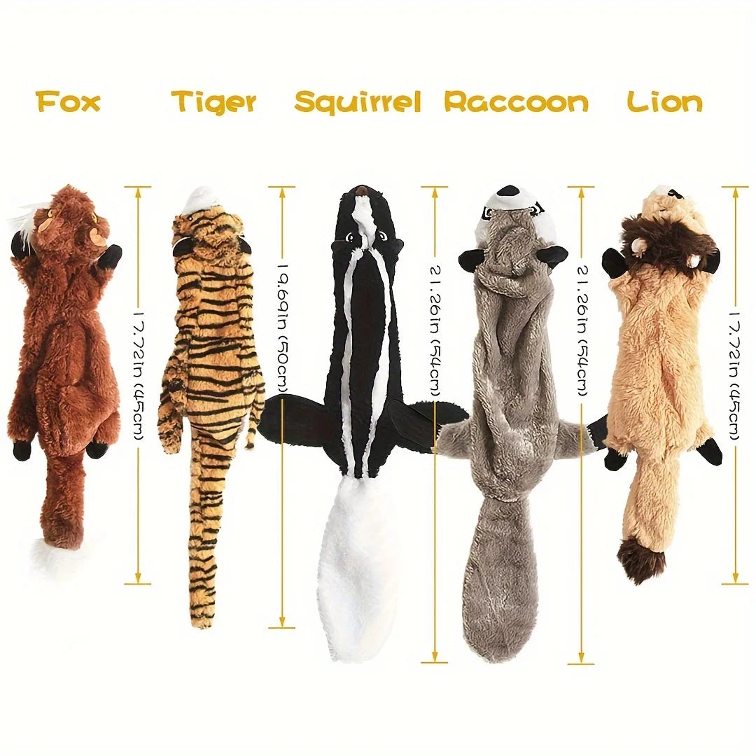 Hign-concerned Squeaky Plush Dog Toy Durable Chew For All Breeds