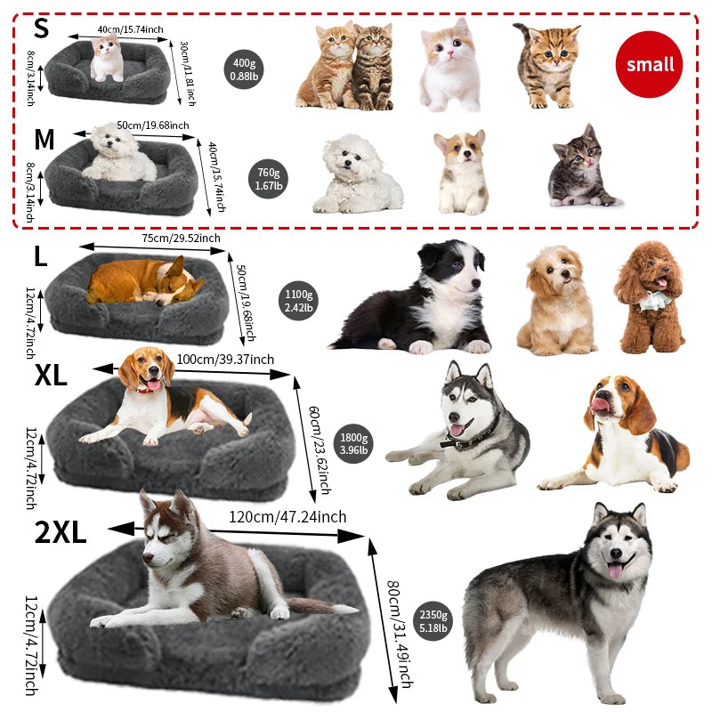 Jiangsu Thickened Orthopedic Dog Bed With Egg Sponge Cushion