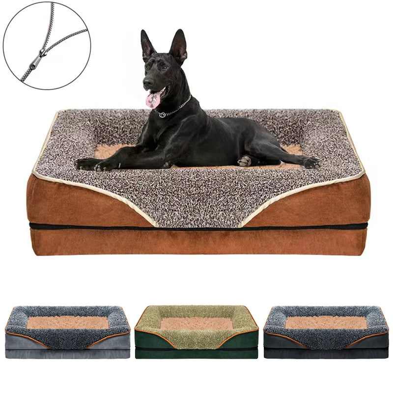 CN Jiangsu Removable Washable Pet Bed With Raised Edges