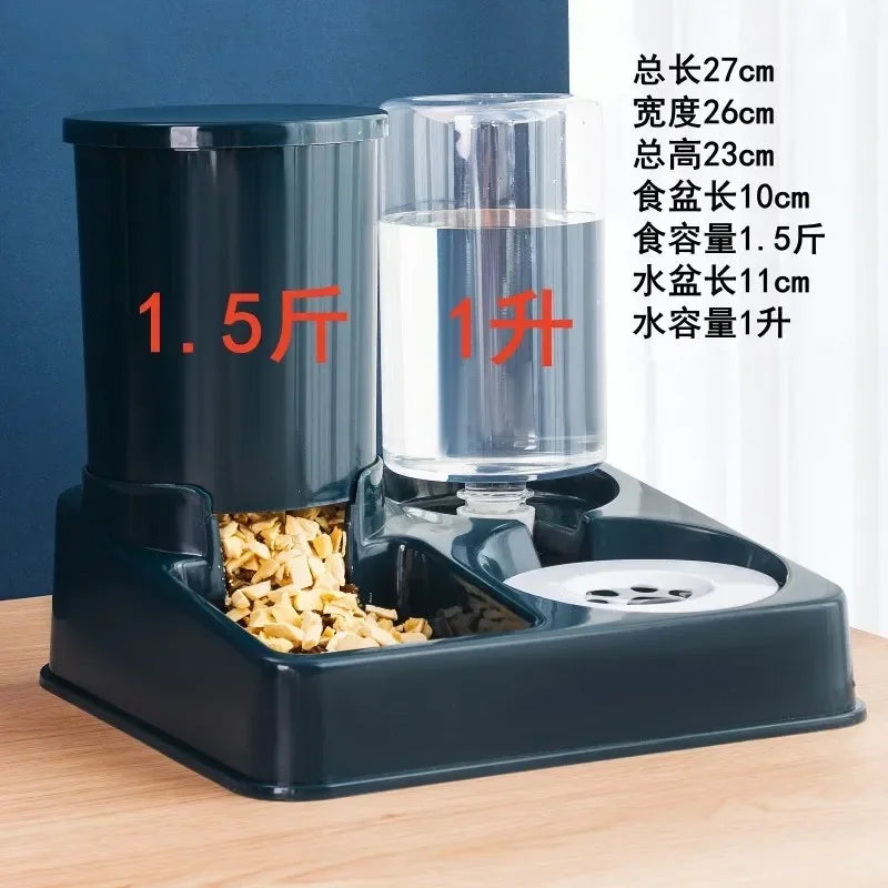 Hign-concerned 2-In-1 Automatic Cat Feeder And Water Dispenser