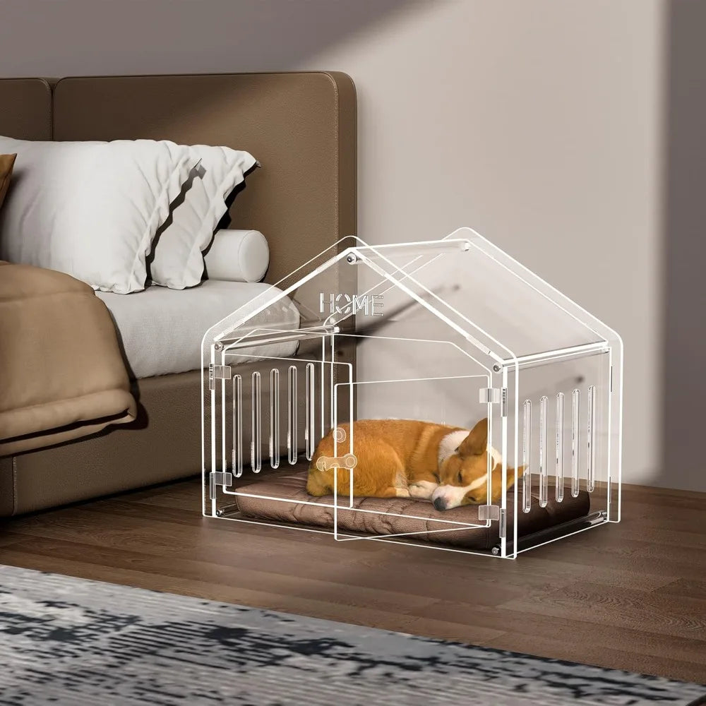 Hign-concerned Acrylic Indoor Dog House For Small Dogs And Cats