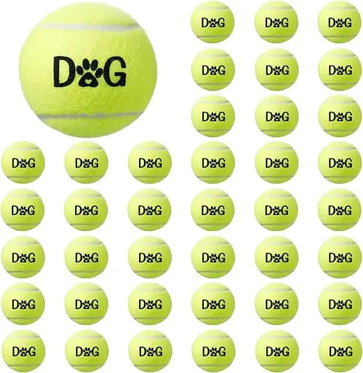 40 Pack Tennis Balls Dog Toys Bulk With Carrying Bags