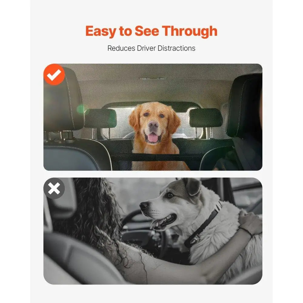 Hign-concerned Dog Car Barrier Front Seats Installation Divider Fits Cars Trucks SUVs