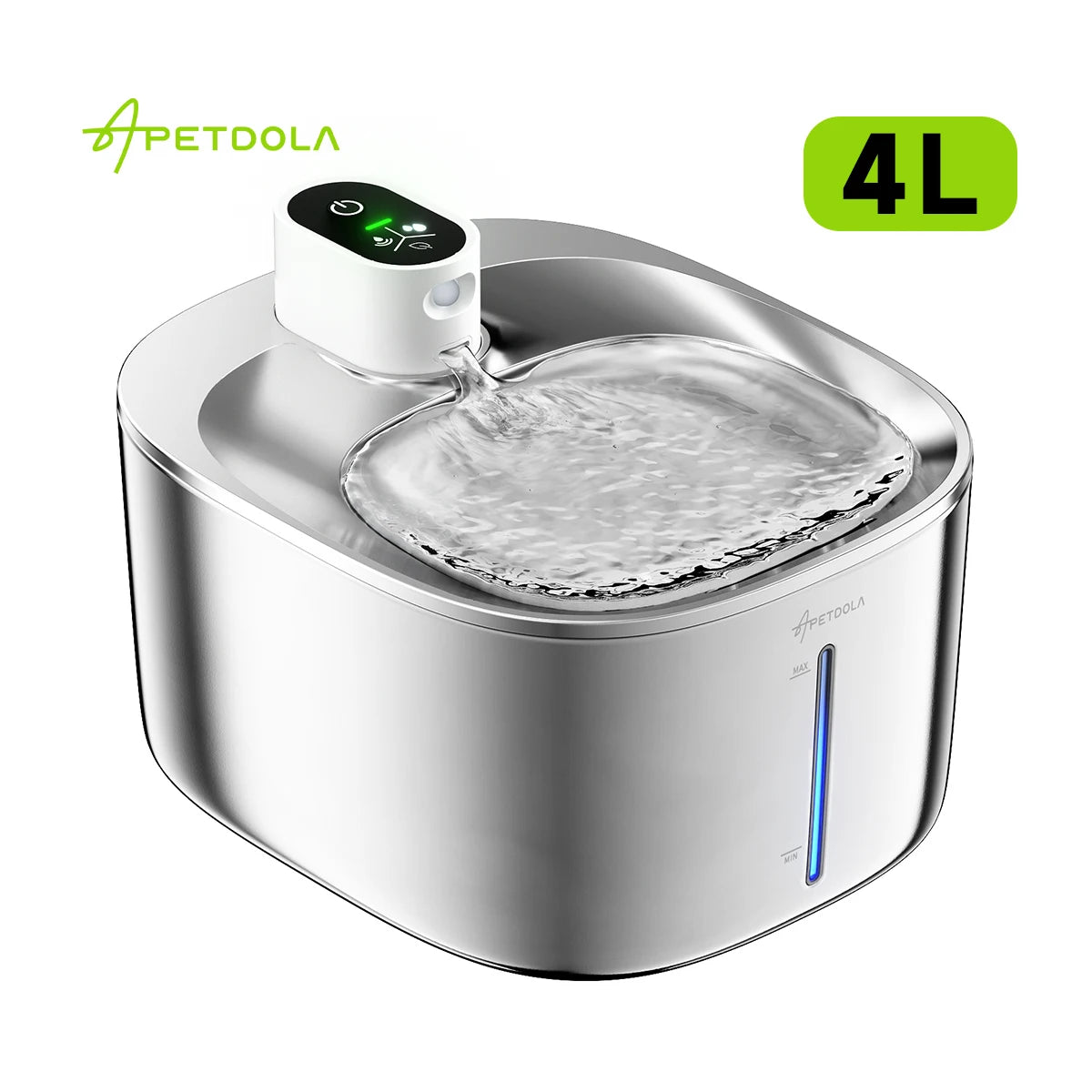 APETDOLA Wireless Cat And Dog Water Fountain Auto Sensor