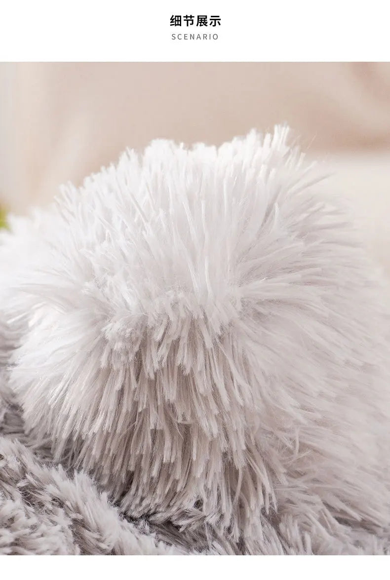 Indoor Soft Dog Kennel Bed Cave For Small Dogs Portable