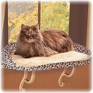 K&H Pet Products Bolster Kitty Sill Cat Window Perch Bed