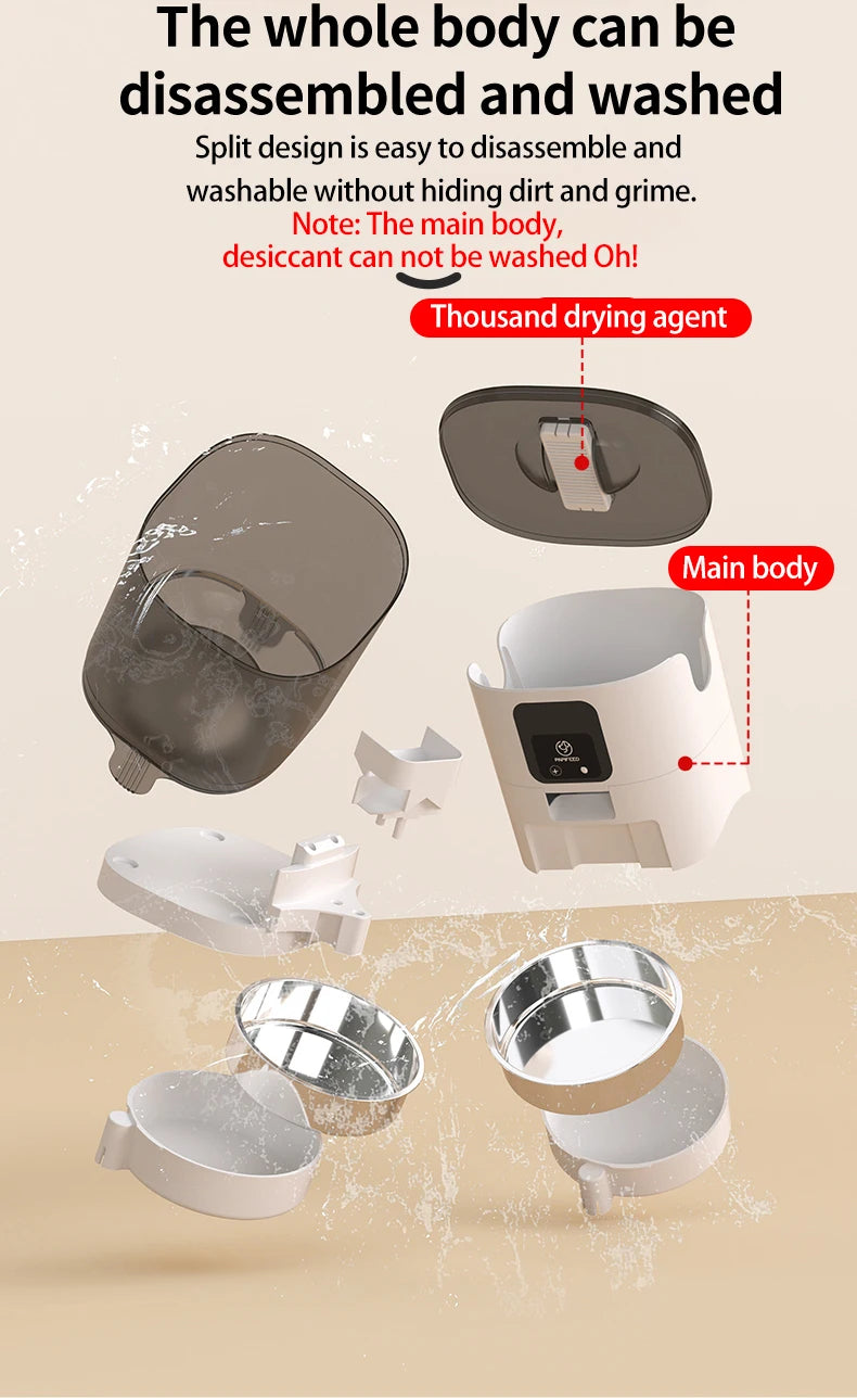 PAPIFEED Dual Bowl Smart Automatic Pet Feeder With WiFi