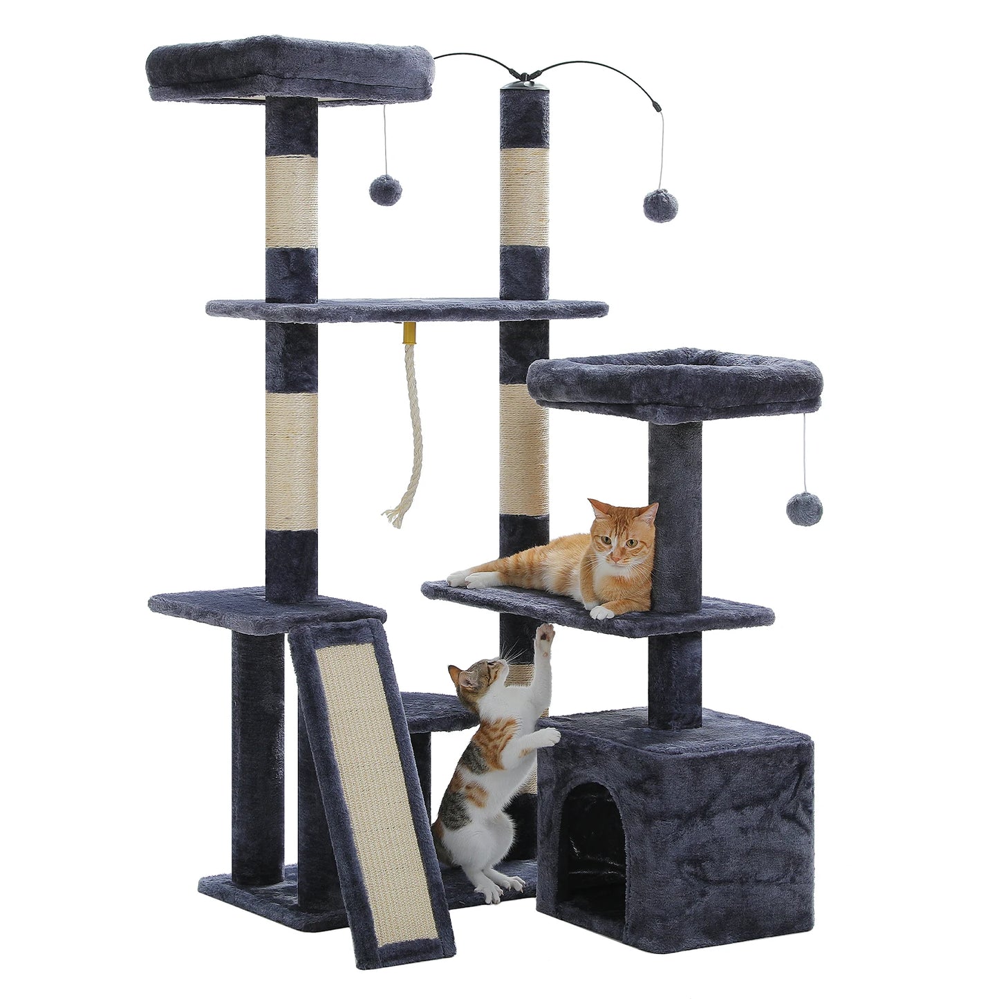 PAWZ Road Multi Level Cat Tree With Sisal Scratching Posts