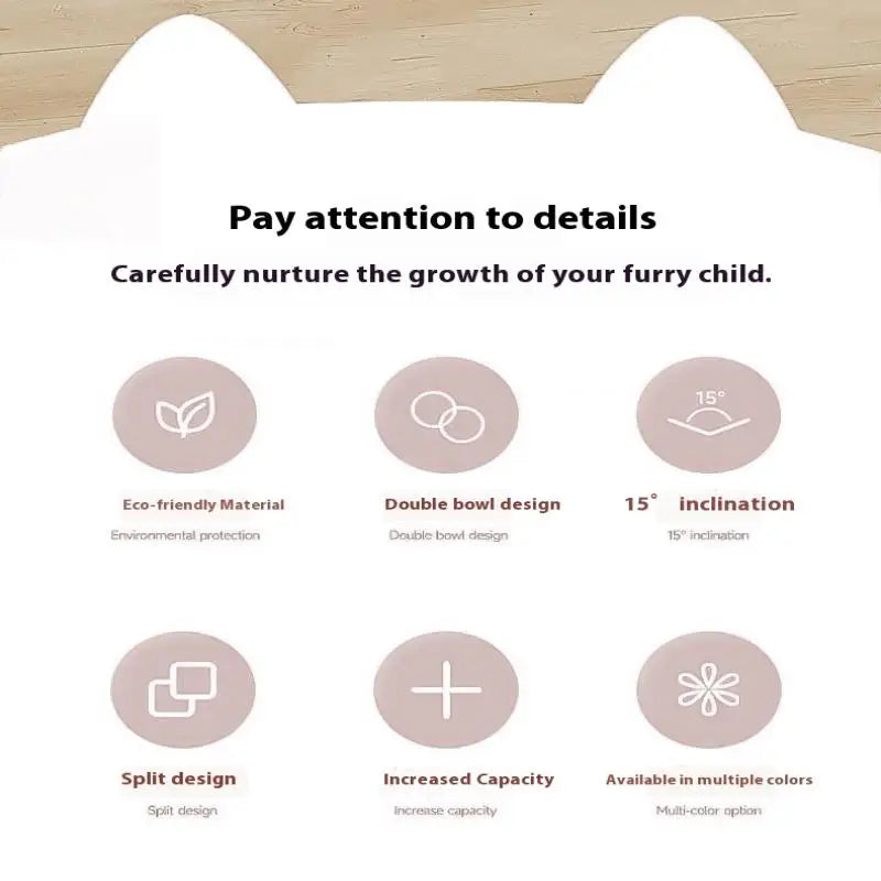 High Concerned Chemical Stainless Steel Elevated Double Bowls Pet Feeder