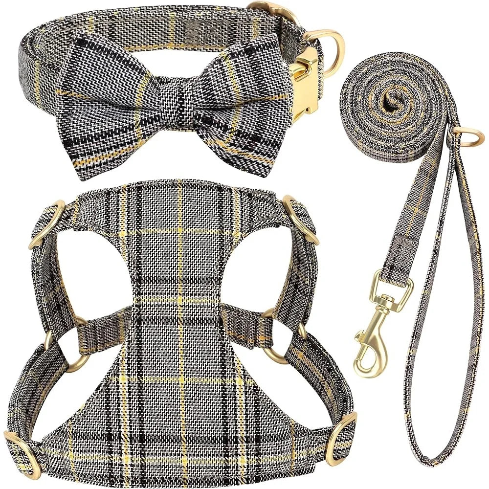 XMSJ Cute Adjustable Dog Harness Leash Set For Pets