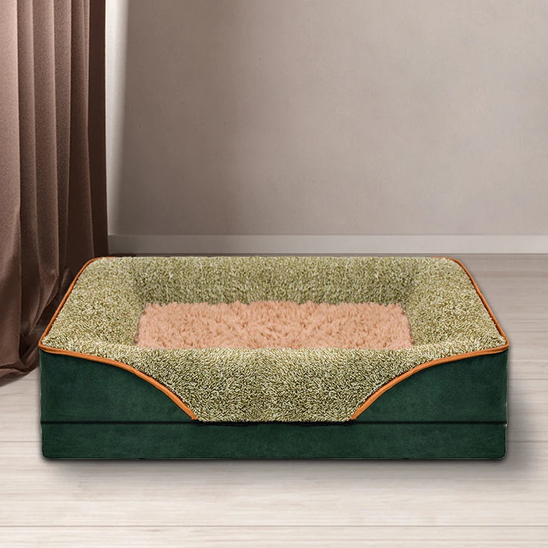 CN Jiangsu Removable Washable Pet Bed With Raised Edges