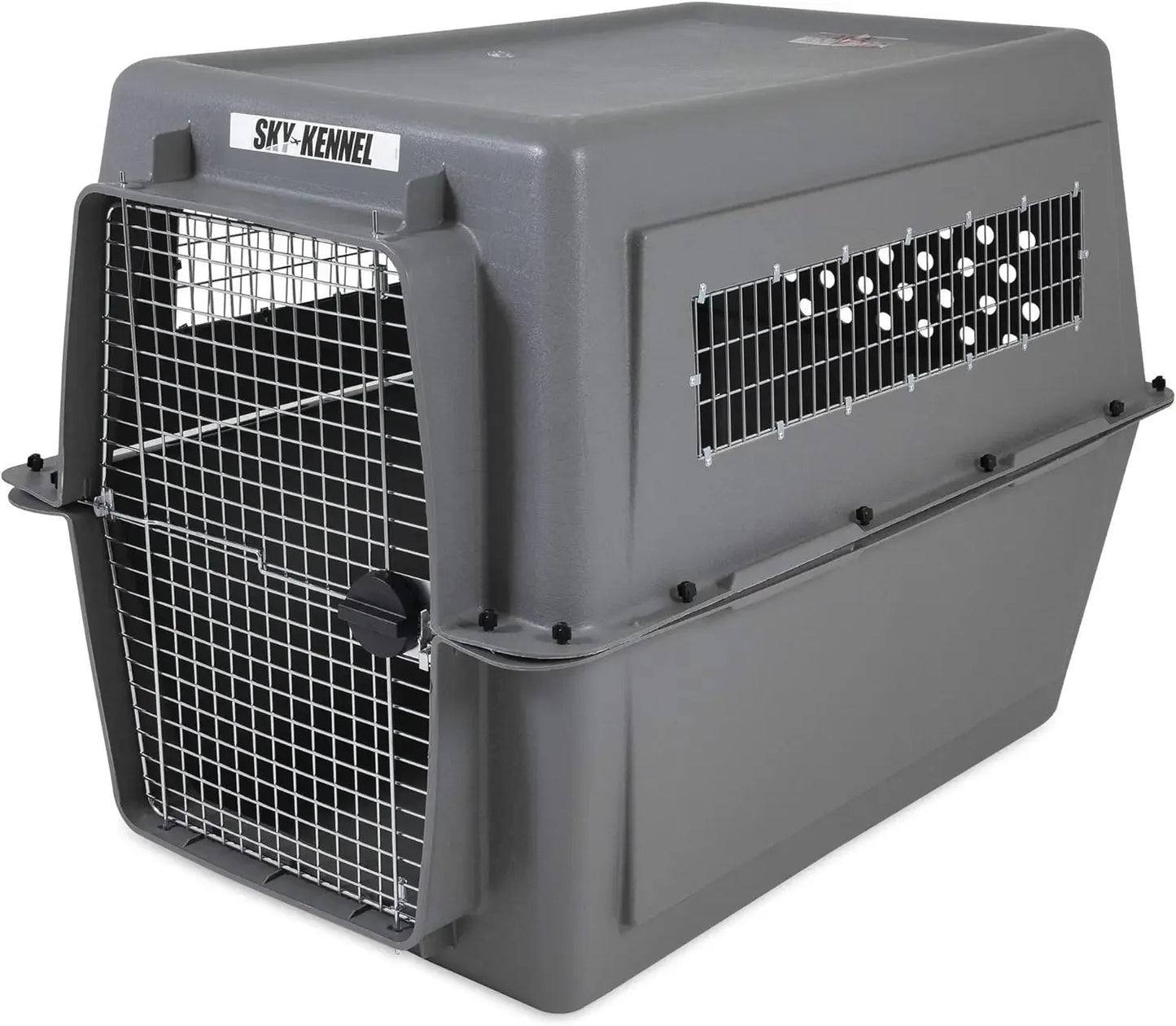 HUANHUI Sky Kennel IATA Compliant Dog Crate With Ventilated Front Door For Airline Travel