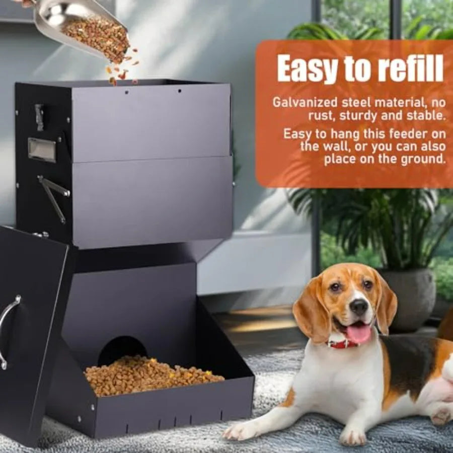 Hign-concerned Outdoor Automatic Dog Feeder Galvanized