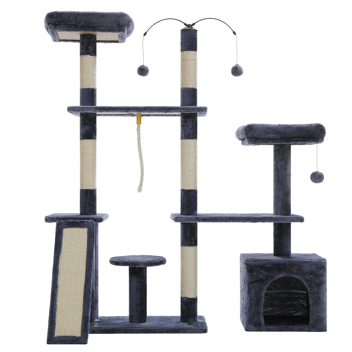 PAWZ Road Multi Level Cat Tree With Sisal Scratching Posts