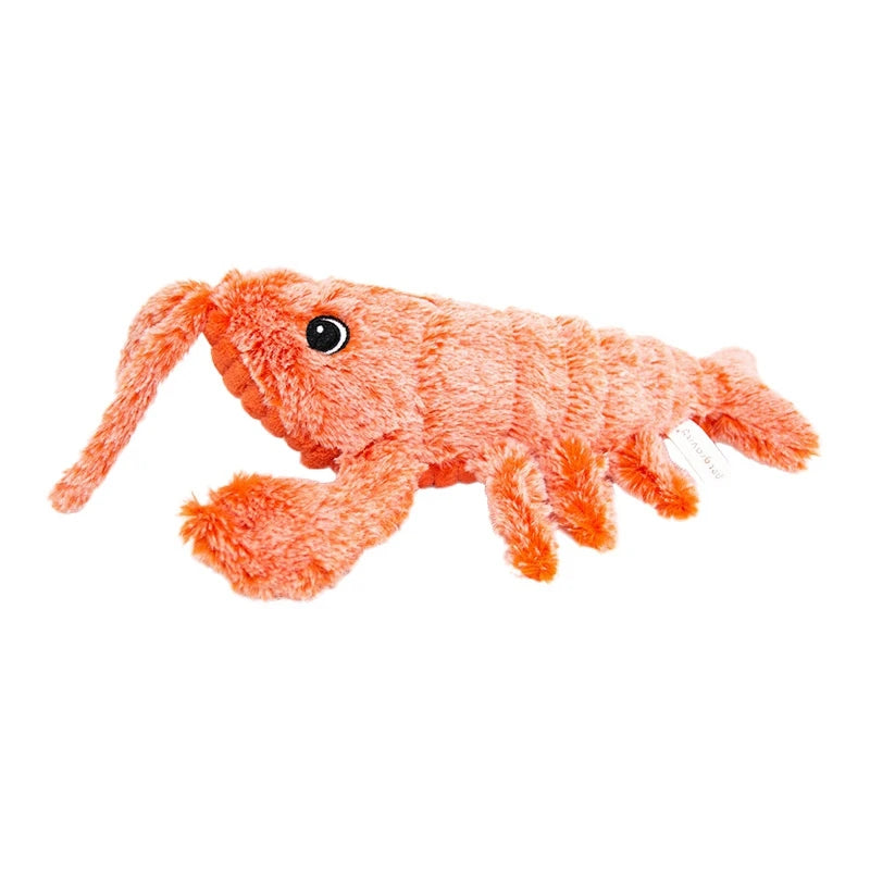 Electric Lobster Cat Toy USB Rechargeable Jumping Plush