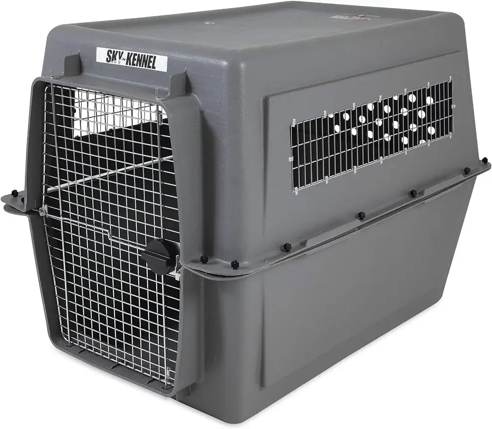 HUANHUI Sky Kennel IATA Compliant Dog Crate With Ventilated Front Door For Airline Travel
