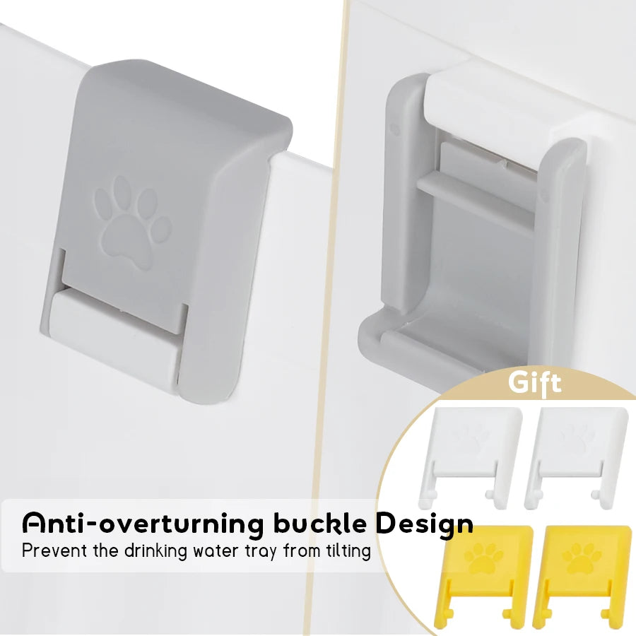 APETDOLA Cat Water Fountain Automatic Pet Water Dispenser Filtration