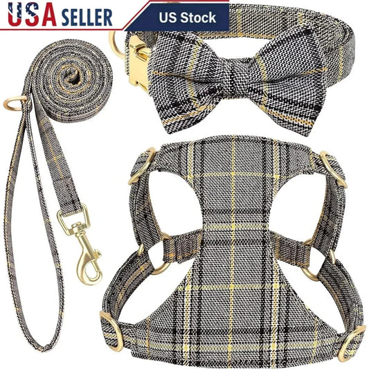 XMSJ Cute Adjustable Dog Harness Leash Set For Pets