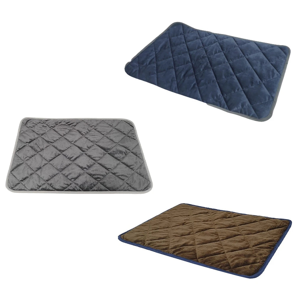 Washable Pet Mat Self-Warming Thermal Bed For Dogs Cats