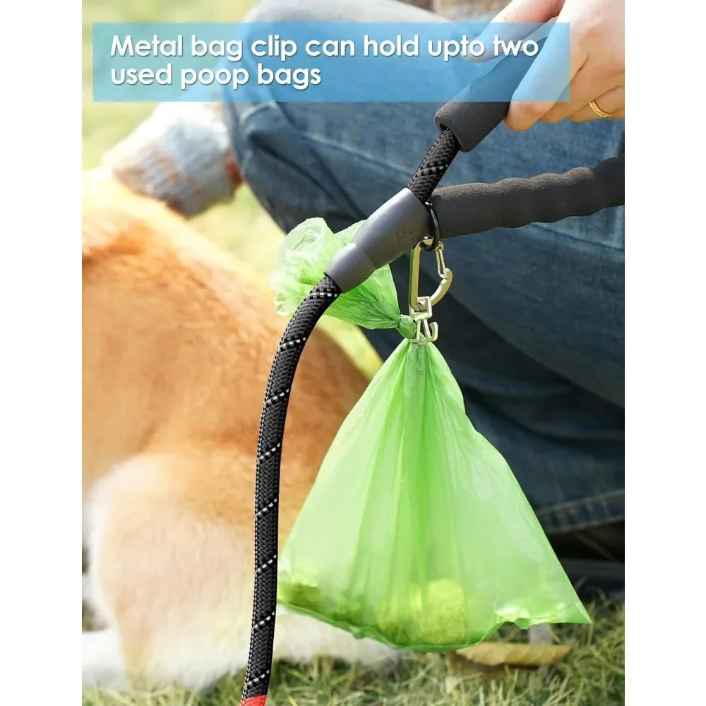 XMSJ Dog Poop Bag Holder For Leash With Carabiner Clip
