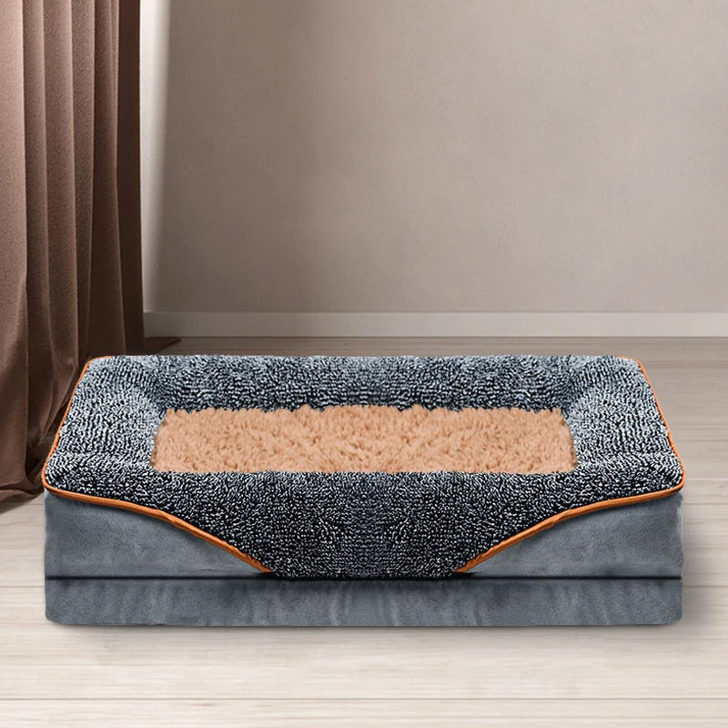 CN Jiangsu Removable Washable Pet Bed With Raised Edges