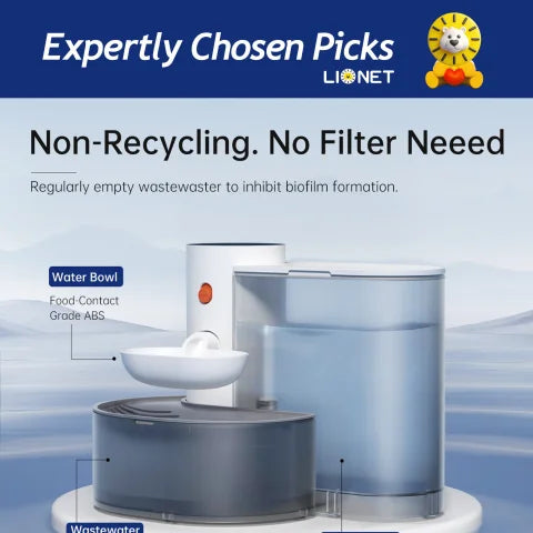 Hign-concerned Smart Wireless Cat Water Dispenser Fountain And Feeder