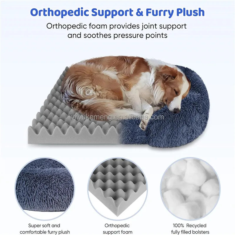 Jiangsu Orthopedic Thickened Dog Bed With Removable Washable Cover