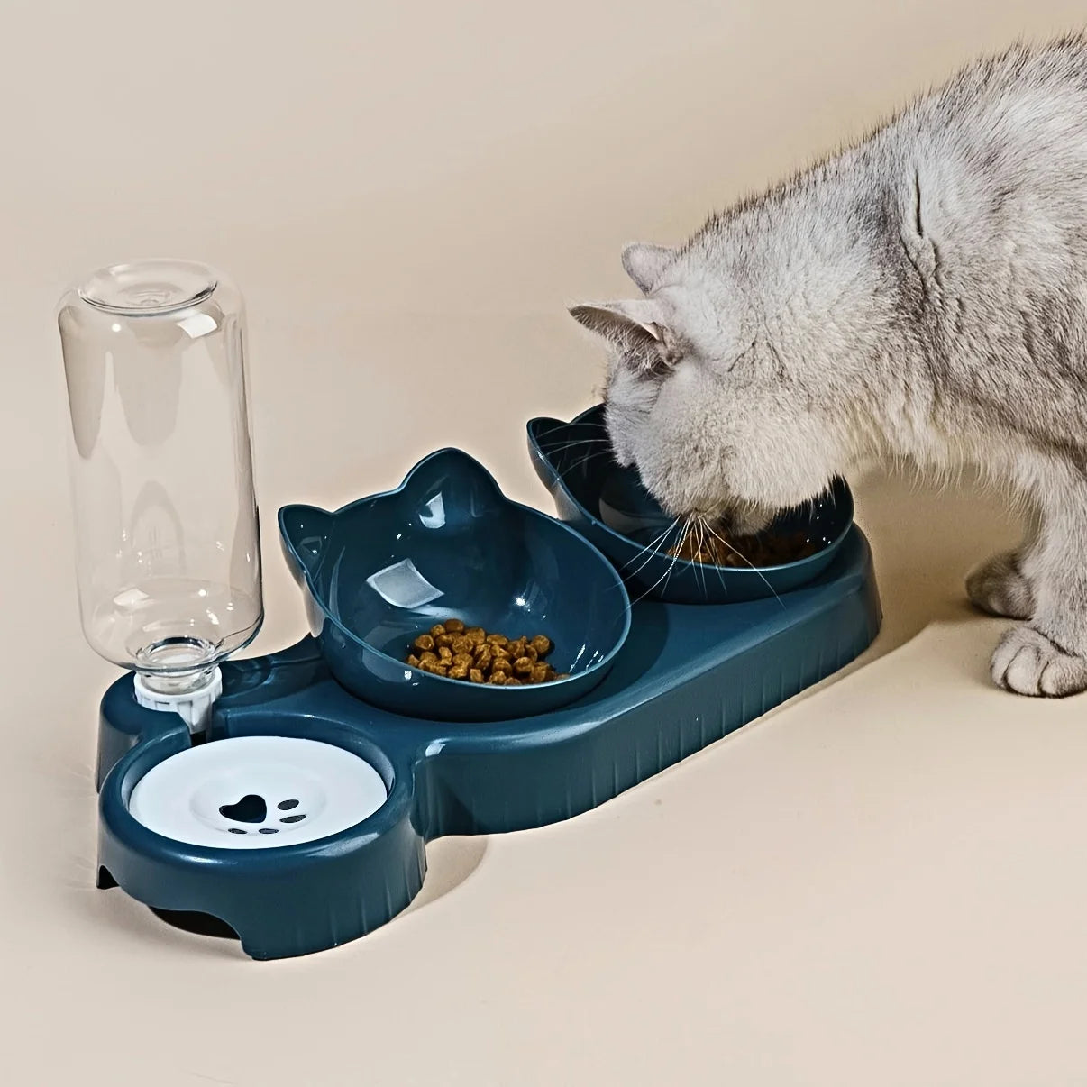 Pet Water Feeder Bowls With Gravity Dispenser For Pets