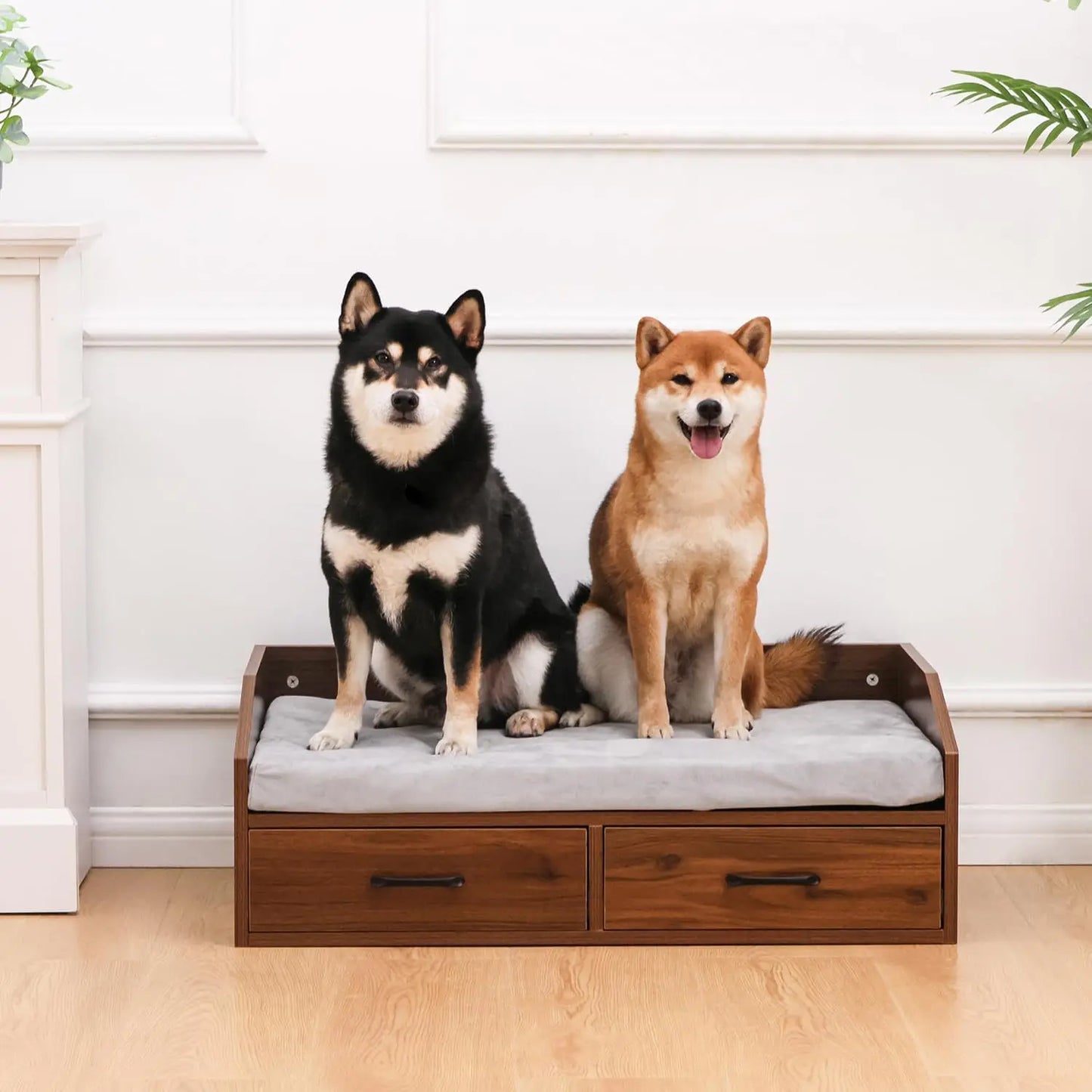 XMSJ Elevated Dog Bed Frame With Mattress