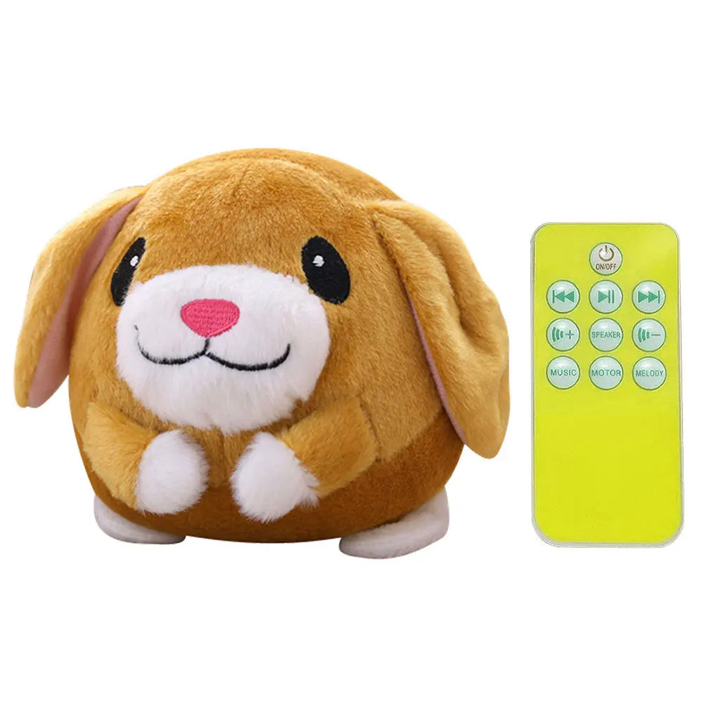 Hign-concerned Cartoon Pig USB Rechargeable Interactive Plush Toy for Dogs