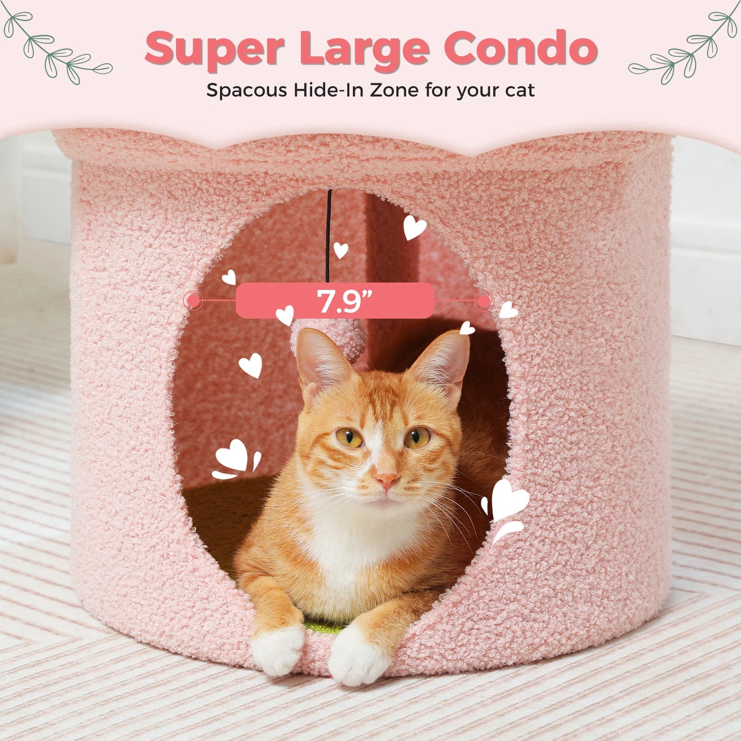 PAWZ Road Indoor Cat House With Removable Flower Bed