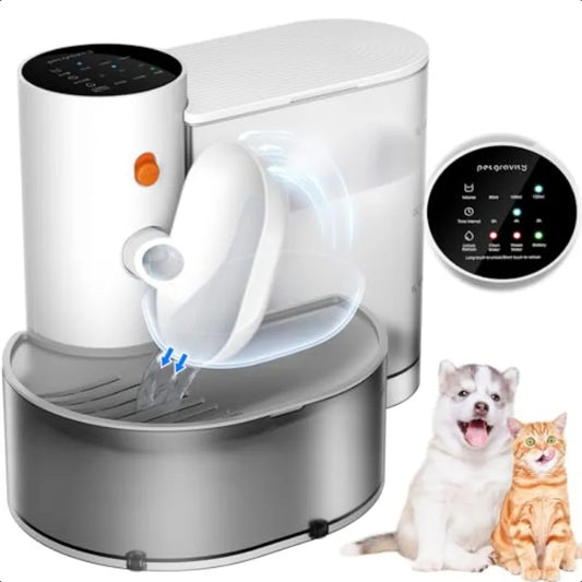 Hign-concerned Smart Pet Water Fountain No Filter Needed Self Cleaning