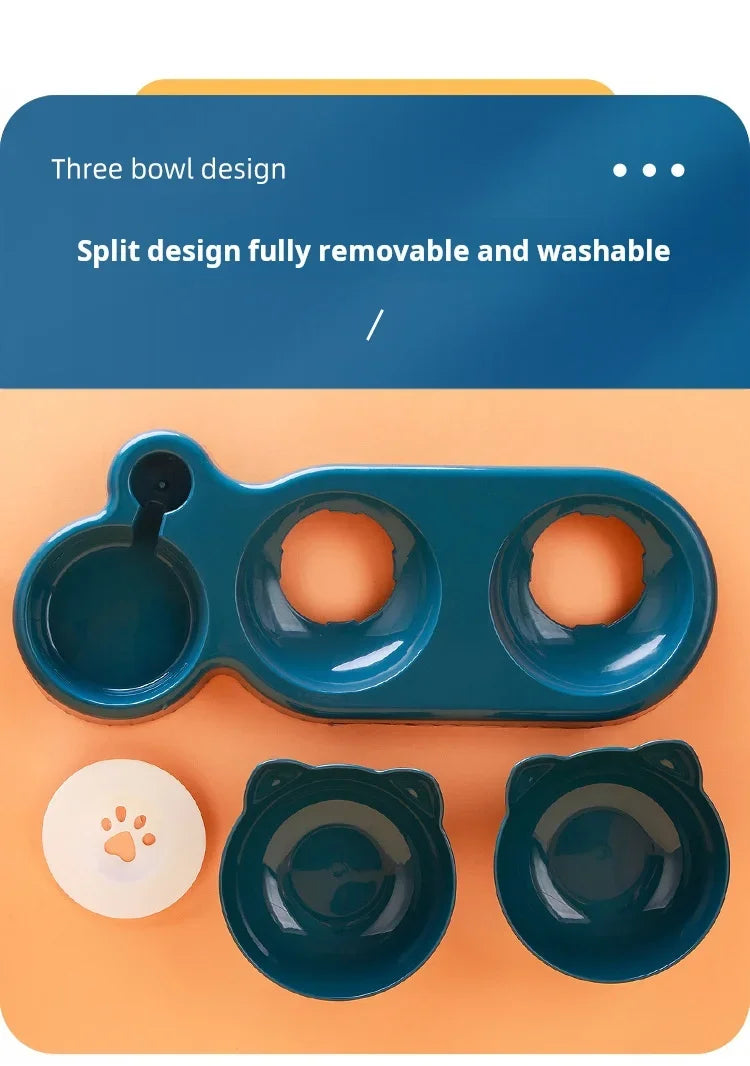 Pet Water Feeder Bowls With Gravity Dispenser For Pets