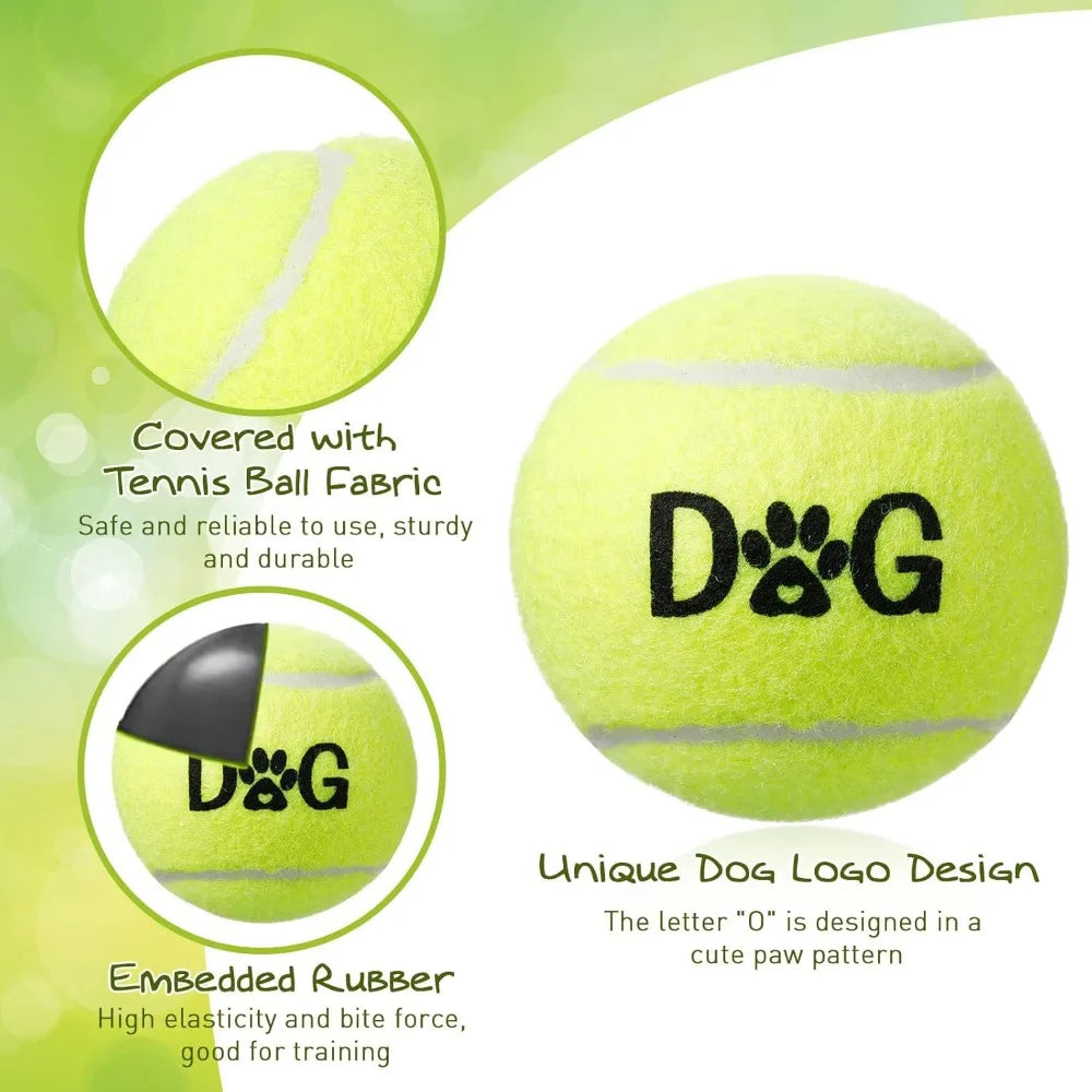 40 Pack Tennis Balls Dog Toys Bulk With Carrying Bags