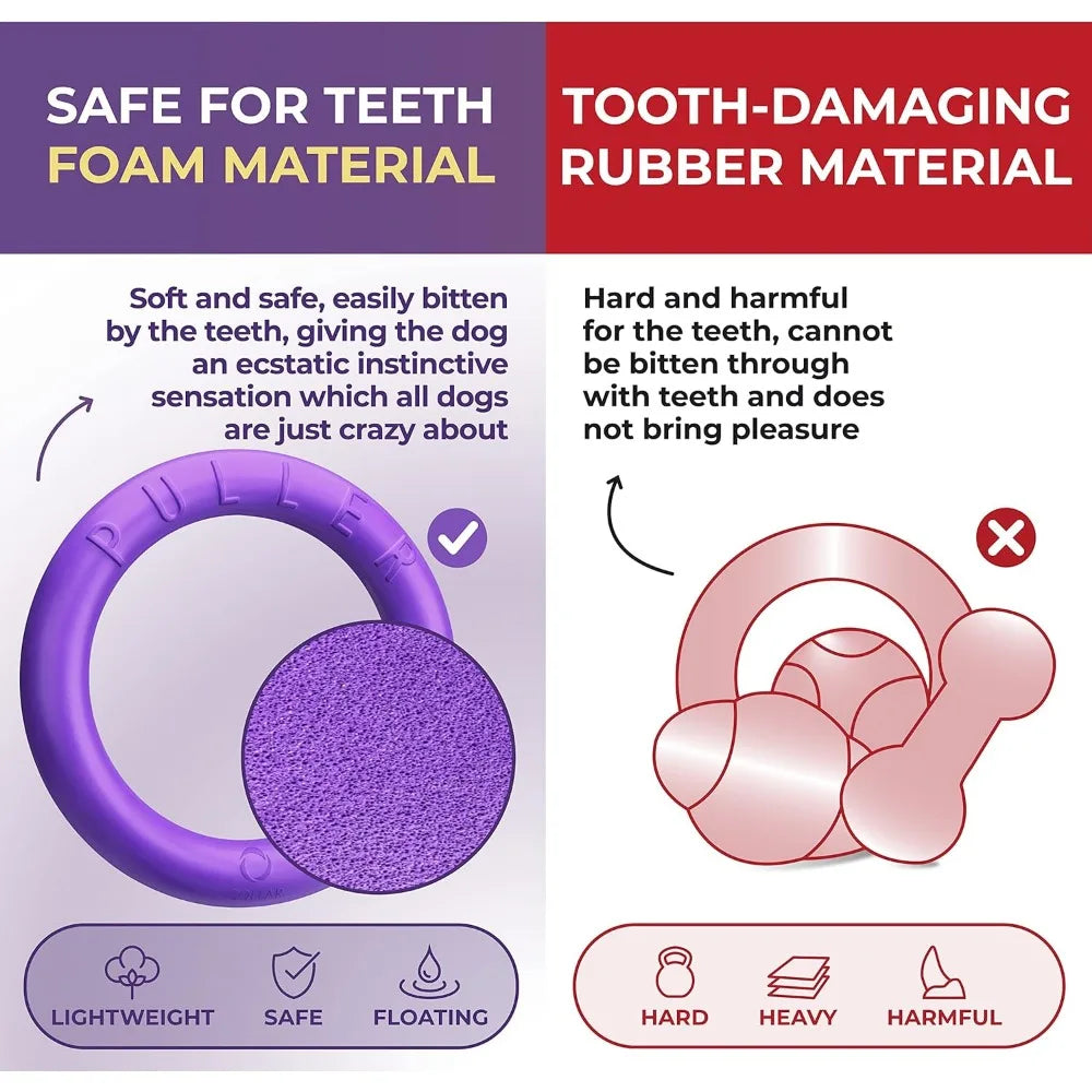 Hign-concerned Puller Outdoor Dog Ring Toy For Fetch And Tug