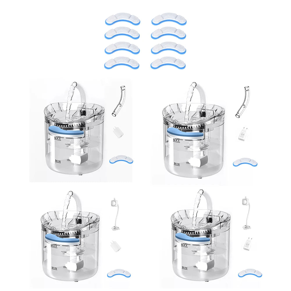 VKTECH Smart Pet Drinking Fountain With Low Noise Infrared Sensor