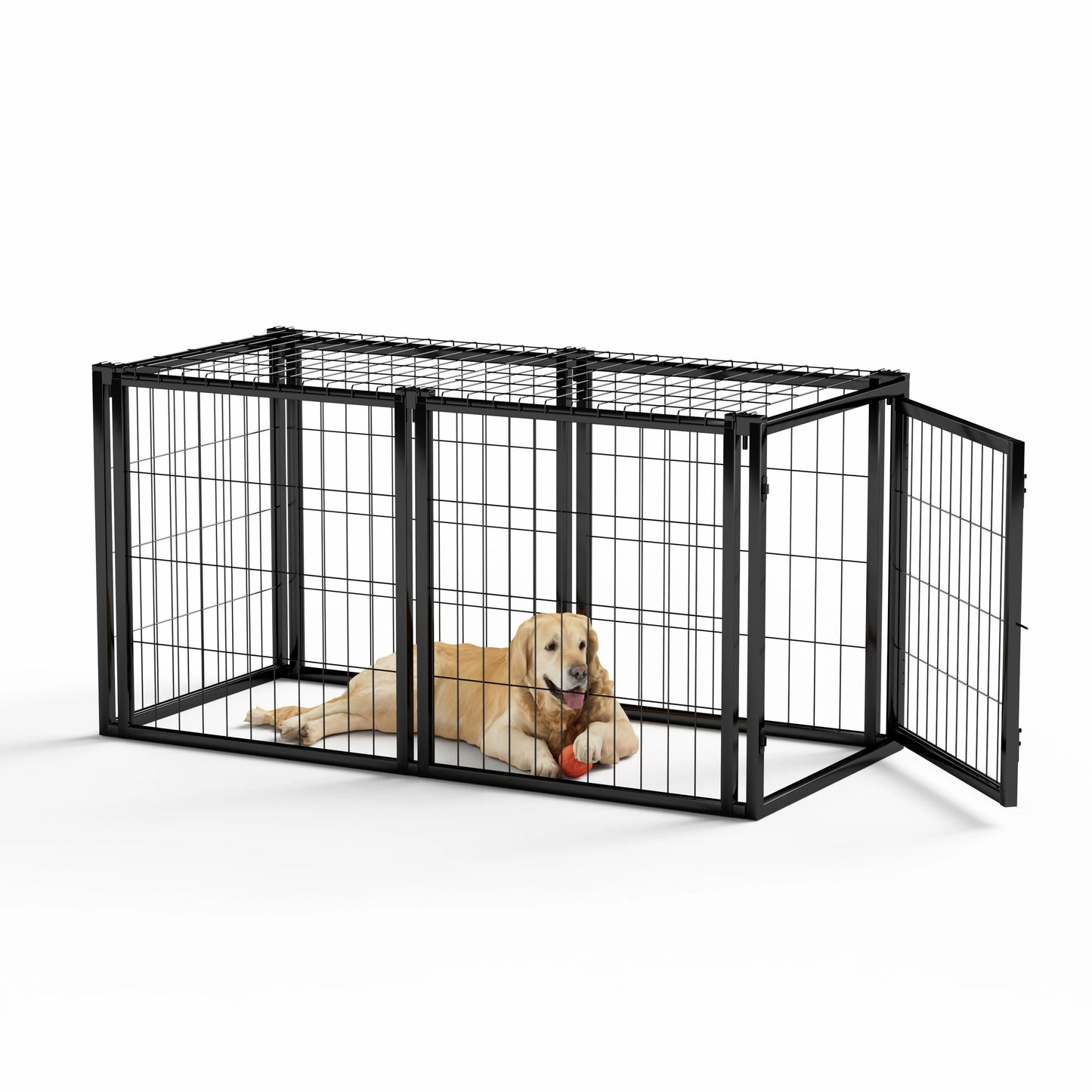 Iron Dog Crate Kennel For Small And Medium Dogs Indoor