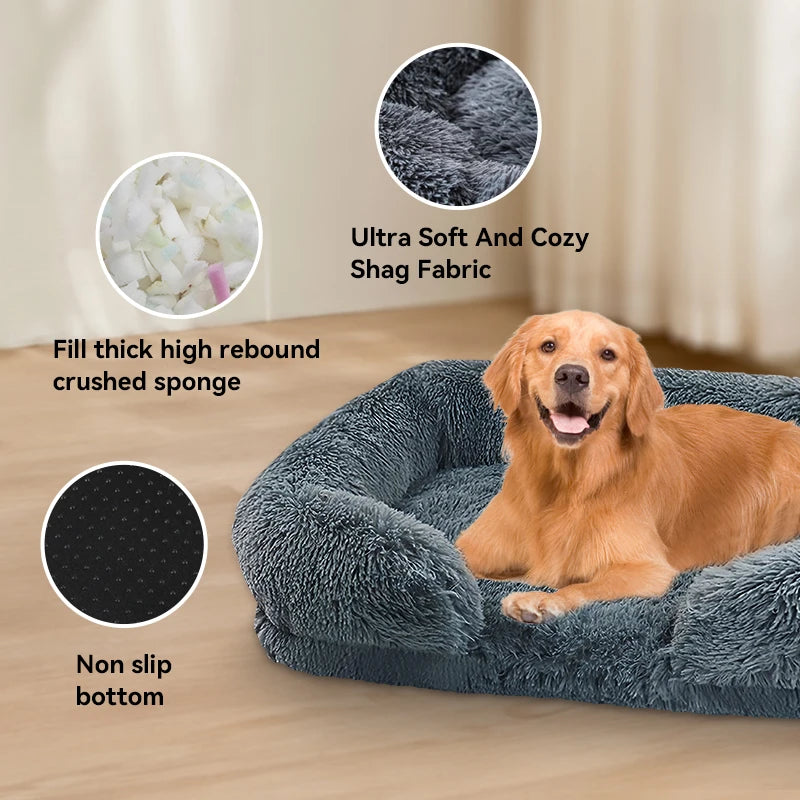 Jiangsu Thickened Orthopedic Dog Bed With Egg Sponge Cushion