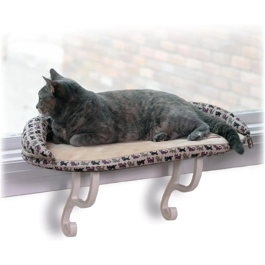 K&H Pet Products Bolster Kitty Sill Cat Window Perch Bed
