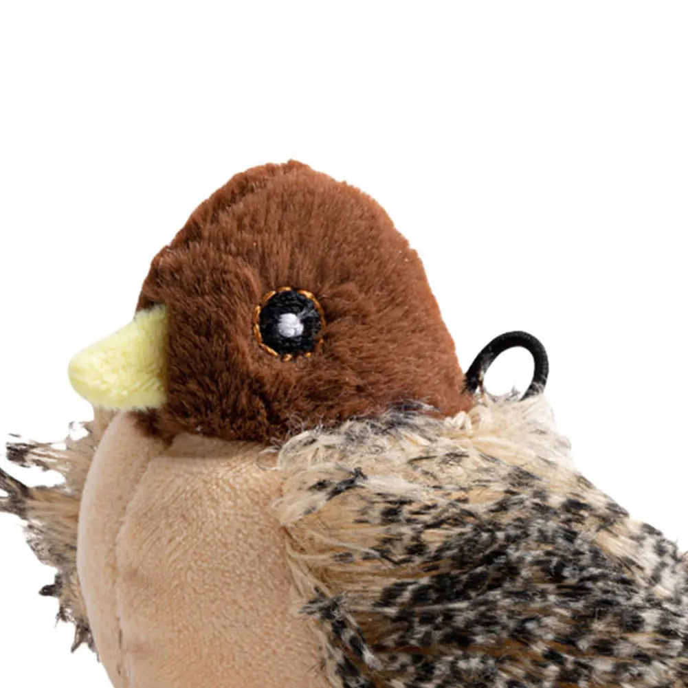 CN Guangdong Flying Bird Cat Toy Chirping Plush Interactive Kitten