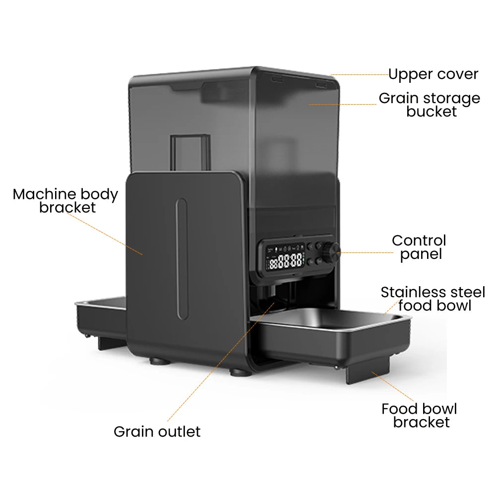 Cityflee Smart Pet Feeder Automatic With Timed Feeding