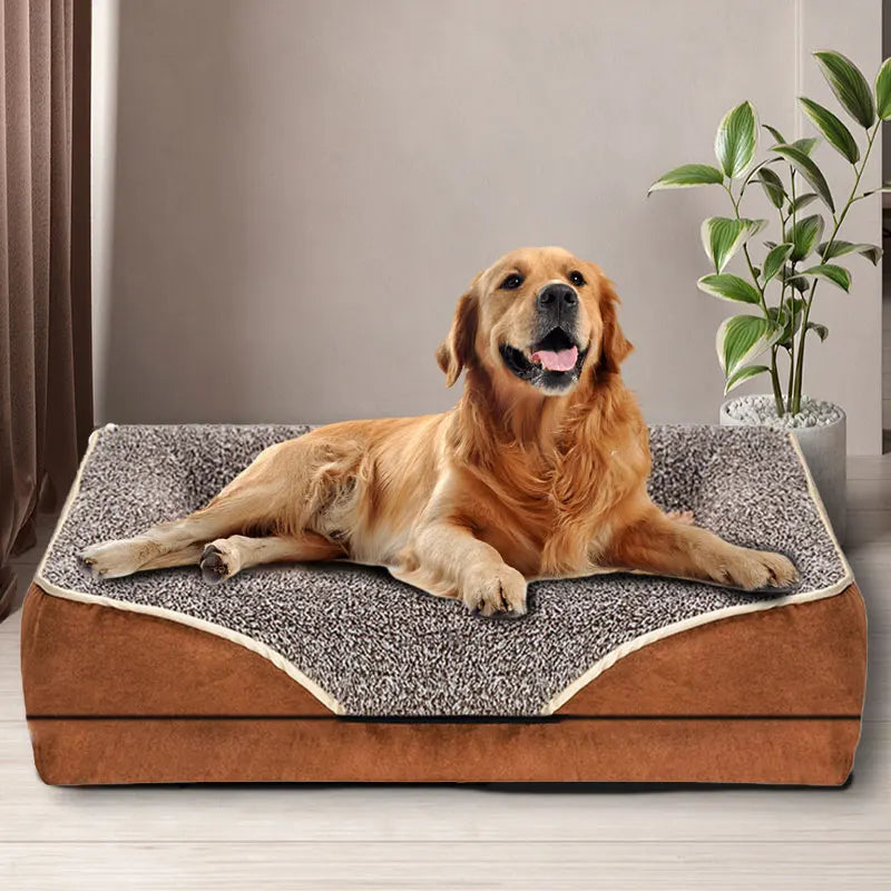 CN Jiangsu Removable Washable Pet Bed With Raised Edges