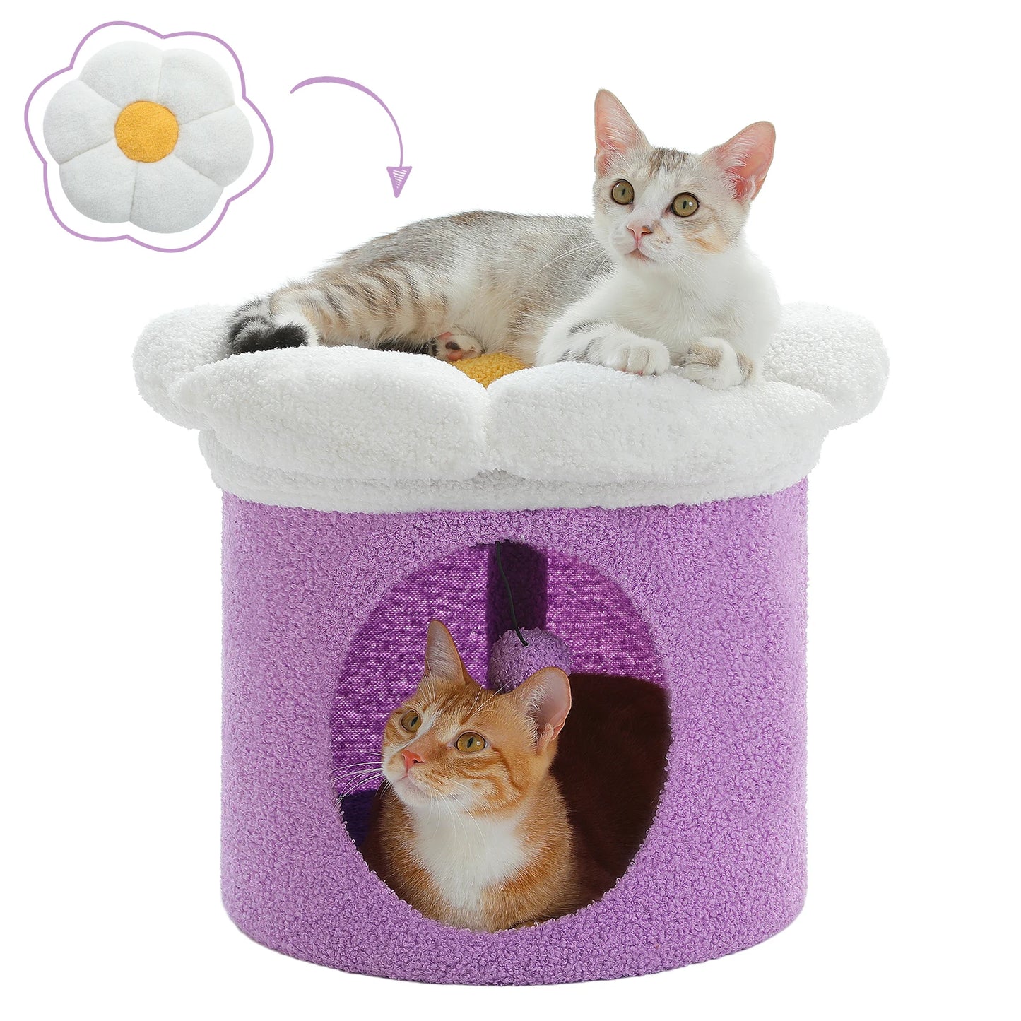 PAWZ Road Indoor Cat House With Removable Flower Bed
